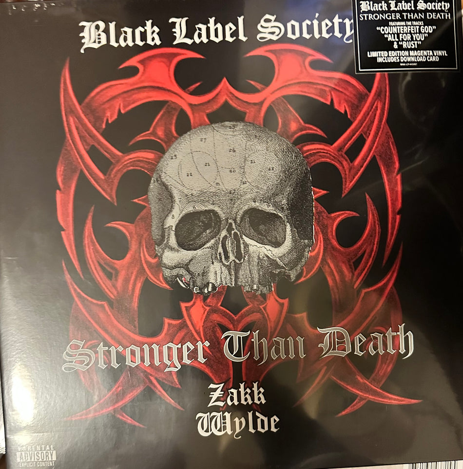 Black Label Society - Stronger Than Death - 2LP Gatefold - Magenta Colored Vinyl