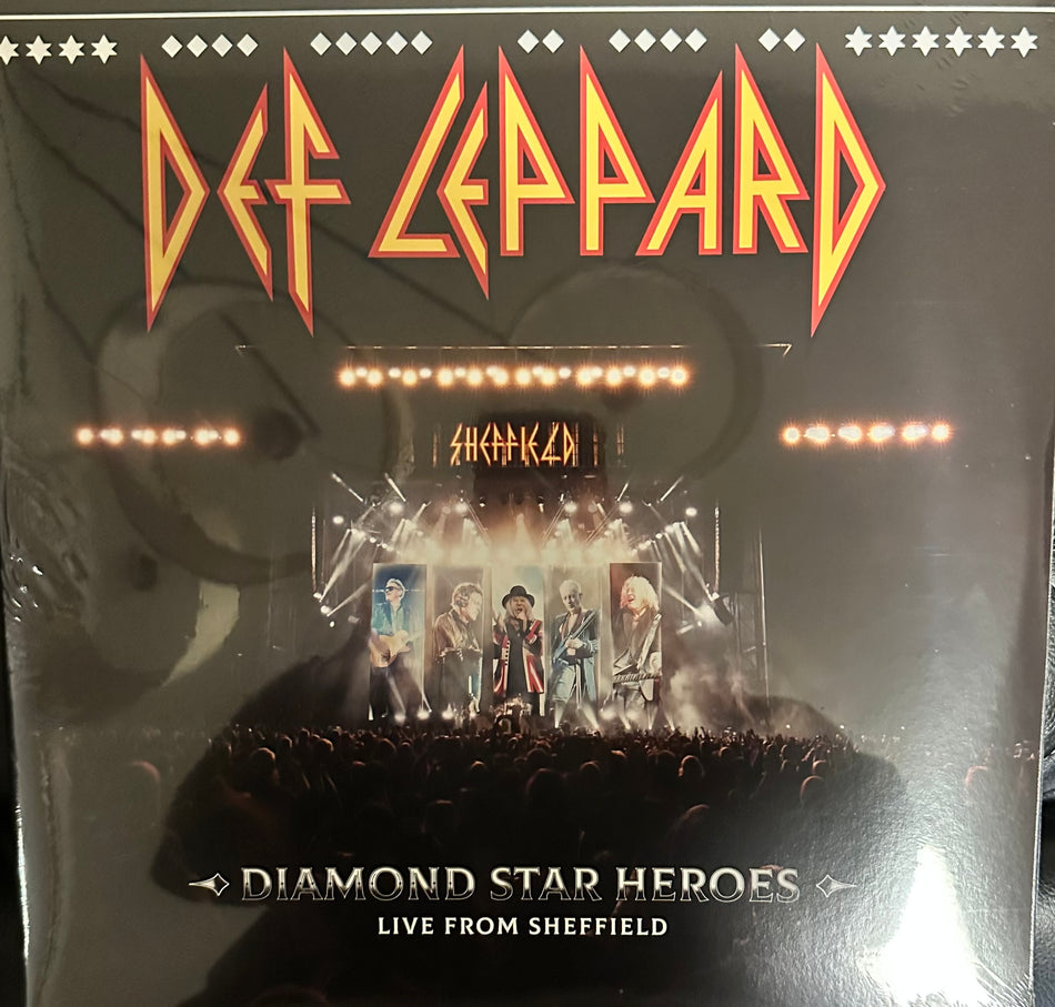 Def Leppard - Diamond Star Heroes: Live From Sheffield 2023 - 2LP 180g Gatefold - Splatter Vinyl Half Speed Master