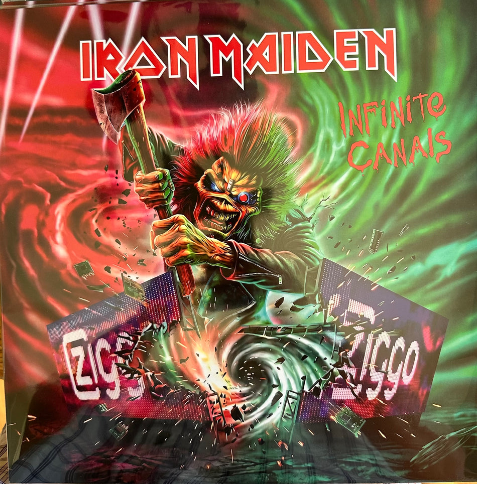 Iron Maiden - Infinite Canals - Live At Ziggo Dome Amsterdam Holland June 10, 2026 - 3LP Colored* Vinyl - With Replica Concert Poster Card and 16 Page Booklet *Can not guarantee color vinyl.