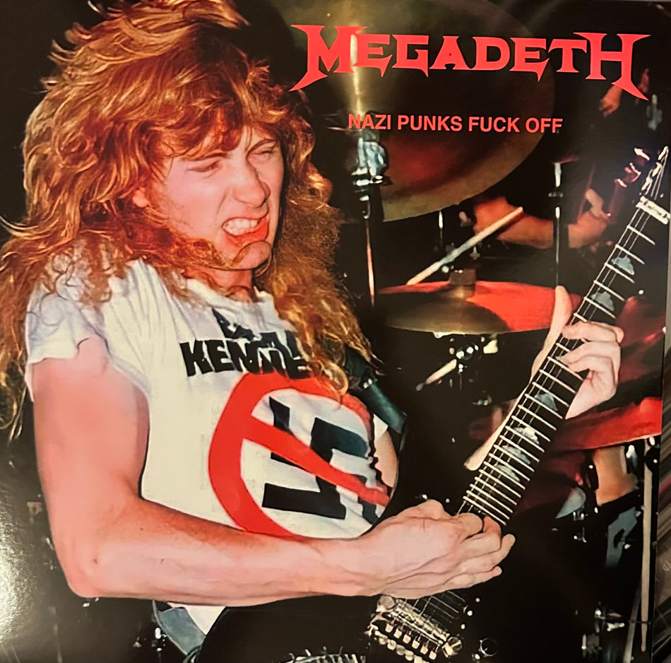 Megadeth - Nazi Punks Fuck Off - Colored Vinyl - 1st Demo 1982/Live 1993