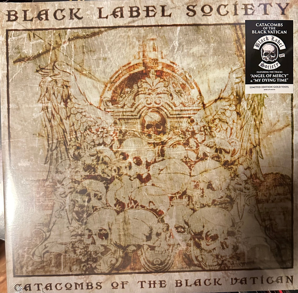 Black Label Society - Catacombs Of The Black Vatican - 2LP Gatefold Gold Vinyl - Limited to 250 Units Worldwide