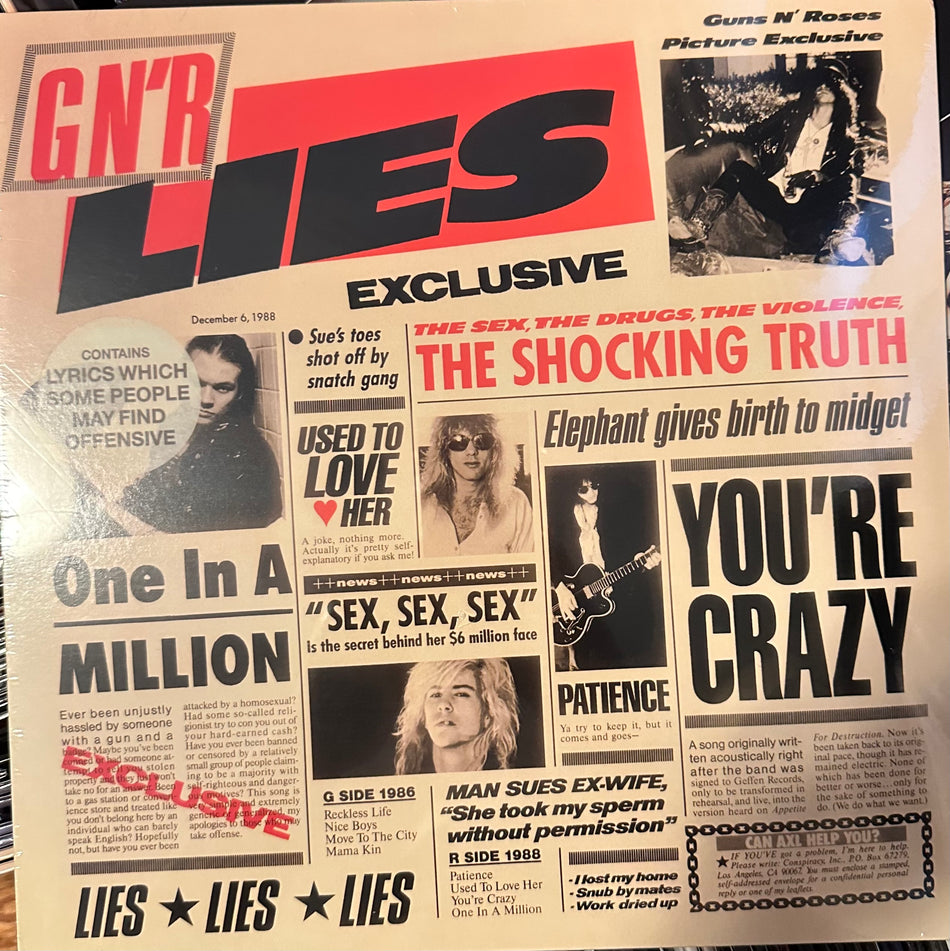 Guns N Roses - Lies - Colored Vinyl