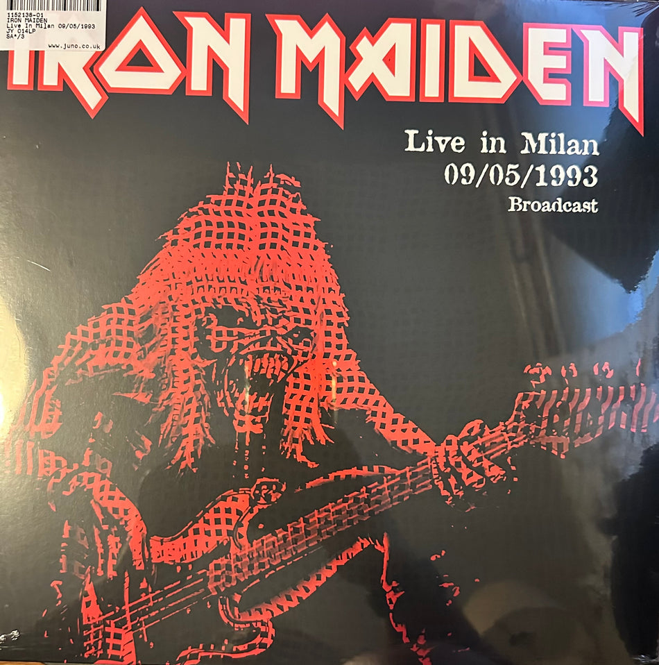 Iron Maiden - Live In Milan 1993 - Colored Vinyl - Broadcast