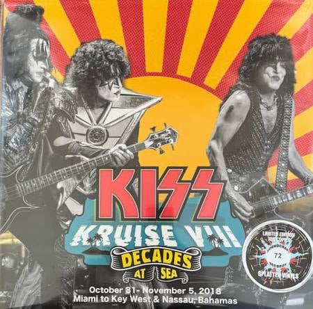KISS - KISS KRUISE VIII - Decades At Sea - 2LP Colored Vinyl (Red, Orange or Turquoise) - Gatefold Full Show From 2018