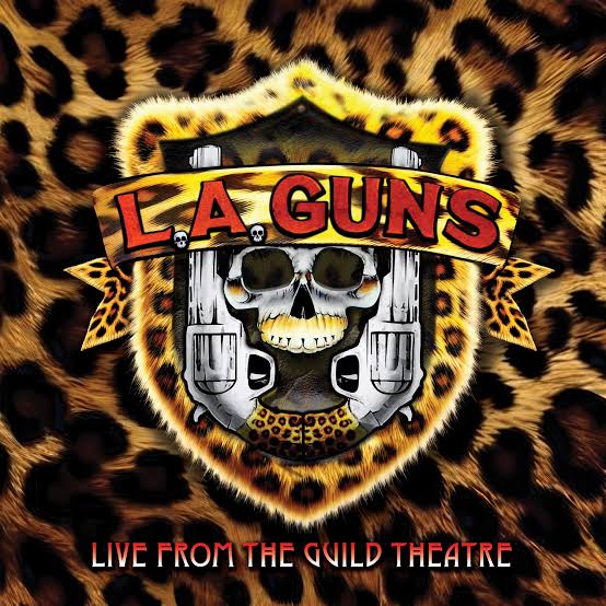 L.A. Guns - Live From The Guild Theatre - 2LP Brown/Gold/Yellow/Black Smoke Colored Vinyl Gatefold