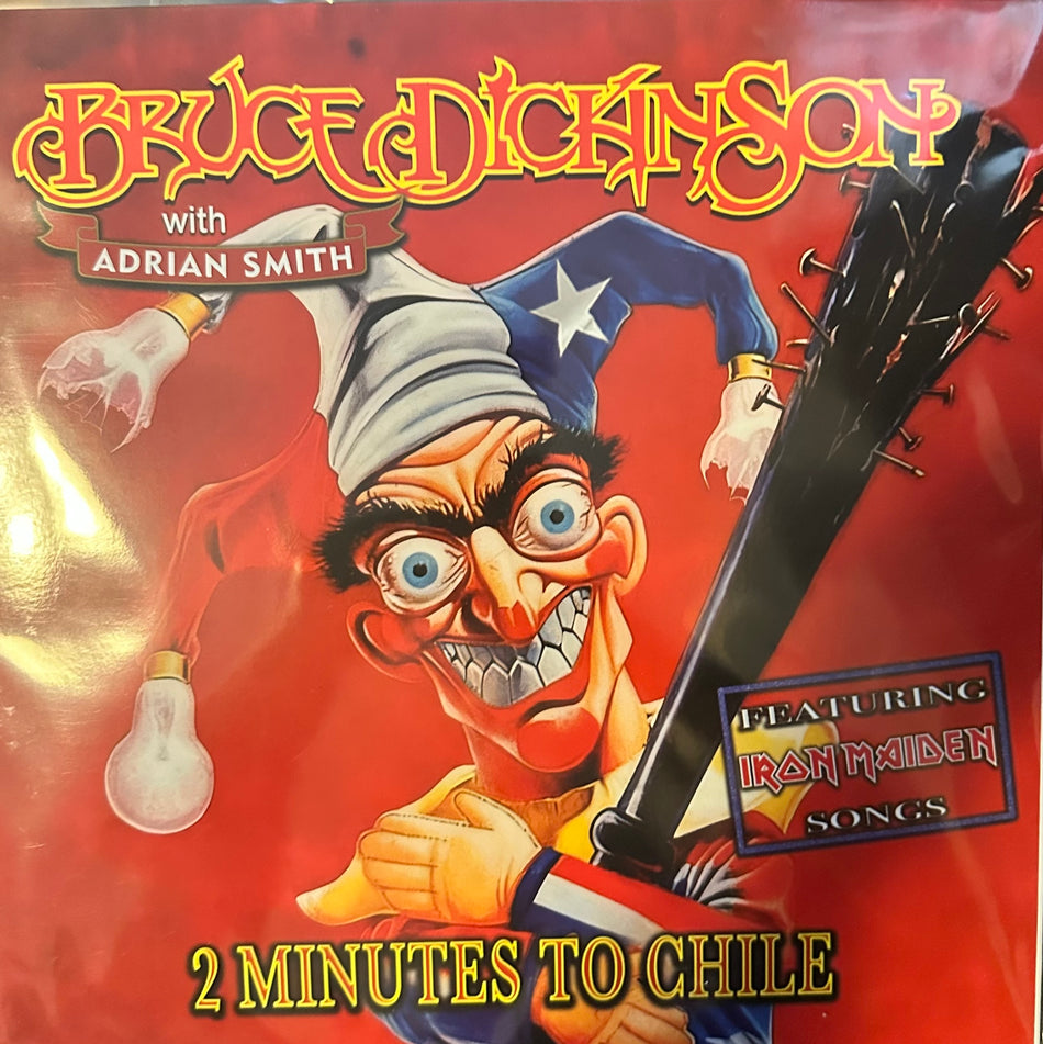 Bruce Dickinson - 2 Minutes To Chile - Live In Santiago, Chile Nov 21, 1997 - Colored Vinyl and Poster