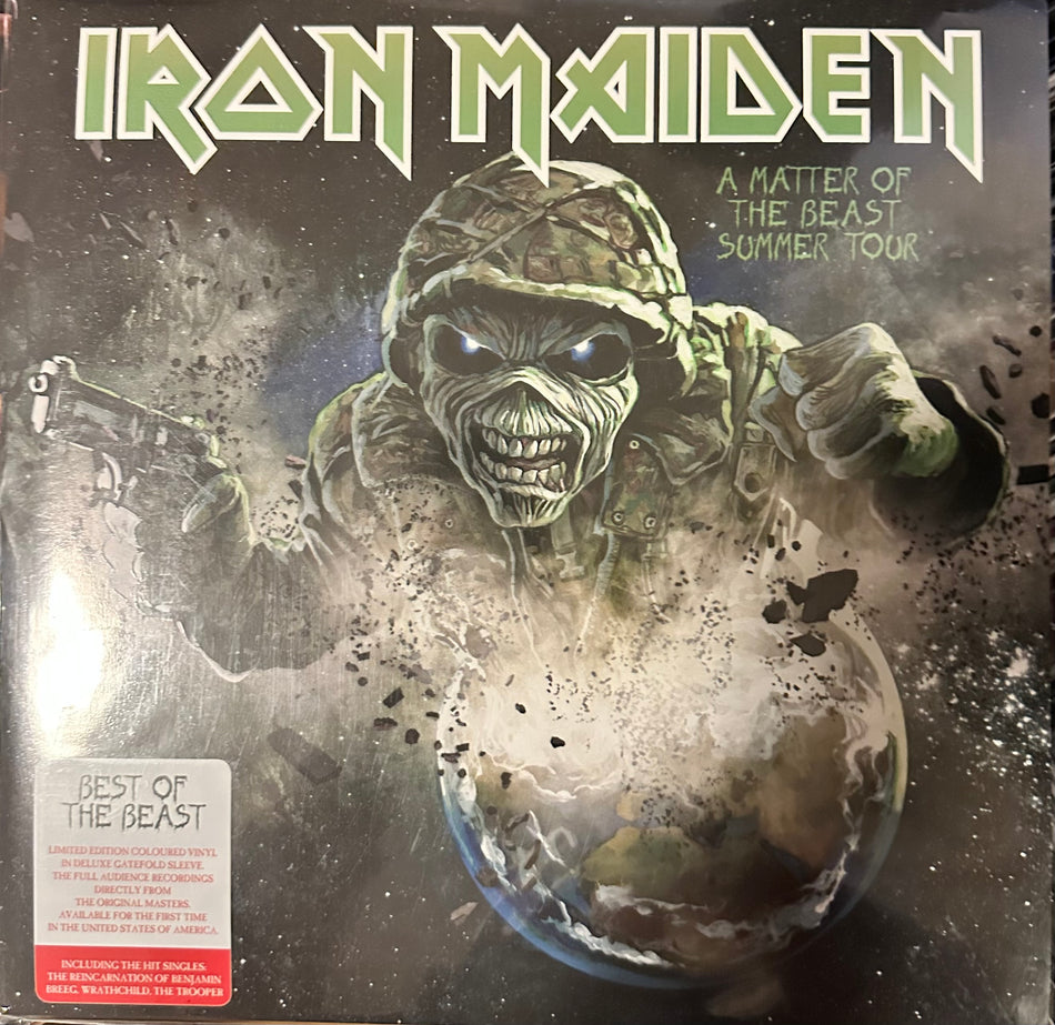 Iron Maiden - A Matter Of The Beast Summer Tour 2007 - 2LP Triplestripe Colored Vinyl Gatefold