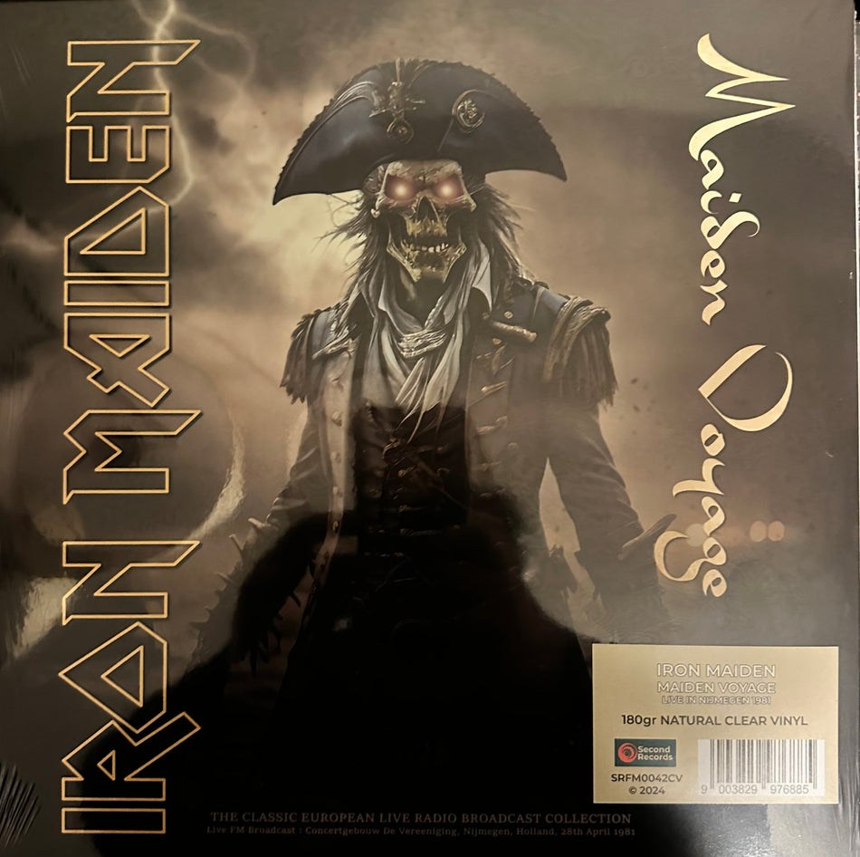 Iron Maiden - Maiden Voyage - Holland 1981 - Limited 180g Natural Clear Vinyl