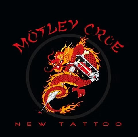 Motley Crue - New Tattoo - 2LP Colored Vinyl - Side D Picture