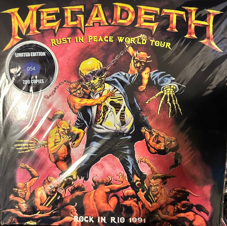 Megadeth - Rock In Rio 1991 - Colored Vinyl Soundboard
