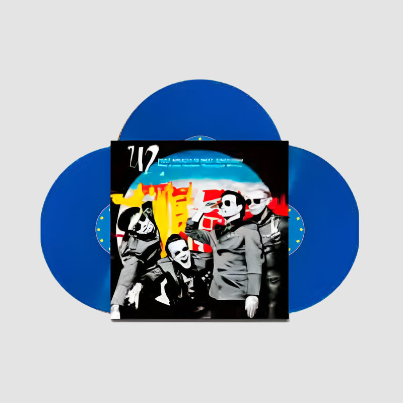 U2 - Too Much is Not Enough- The Last Italian Zooropa Show - 3 LP Blue Vinyl - Numbered - LTD of 200