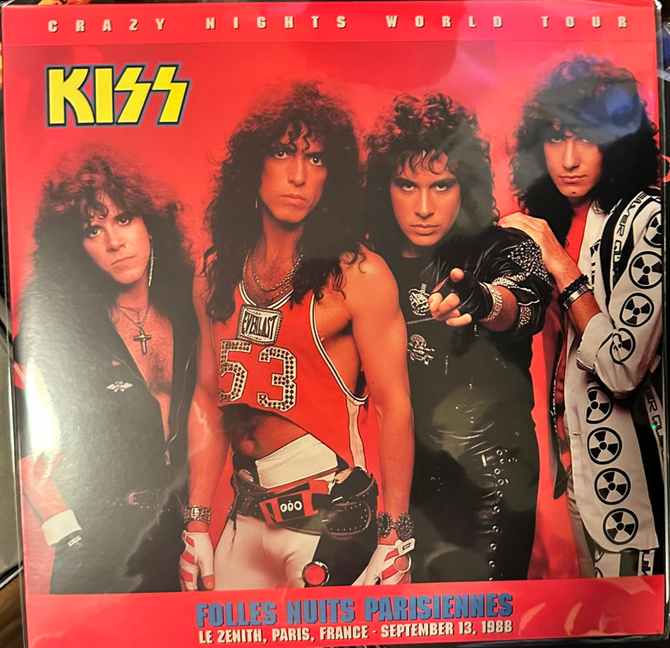 KISS - Folles Nuits Parisiennes - Le Zenith Paris ‘88 - 2LP Colored Vinyl With Poster