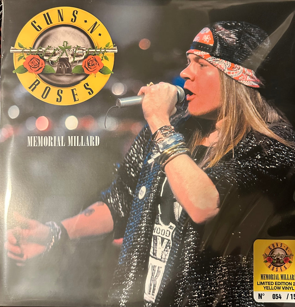 Guns N Roses - Memorial Millard - Live 1989 - 2LP Colored Vinyl Gatefold - Limited to 150 Copies Made