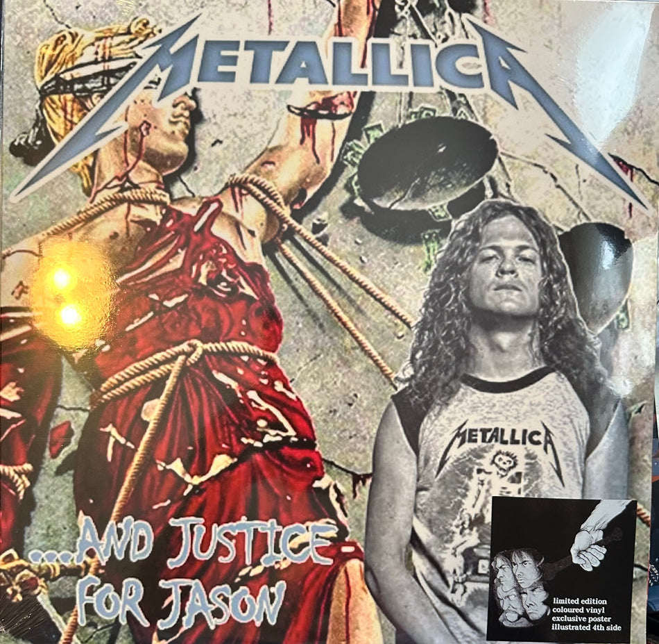 Metallica - …And Justice For Jason - 2LP - Colored Vinyl and Poster - Side D Illustrated