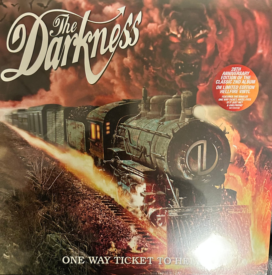 The Darkness - One Way Ticket To Hell….And Back - 20th Anniversary Hellfire Vinyl - Gatefold