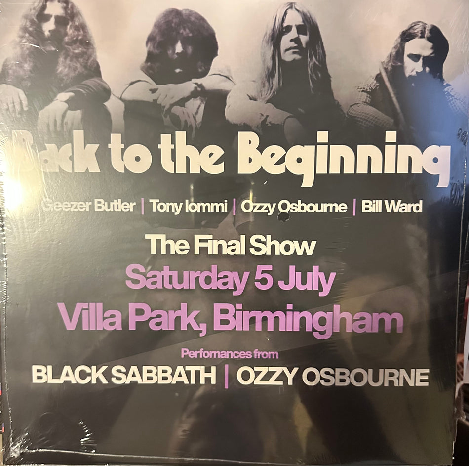 Black Sabbath & Ozzy Osbourne - Back To The Beginning - Colored Vinyl NEW PRESSING.