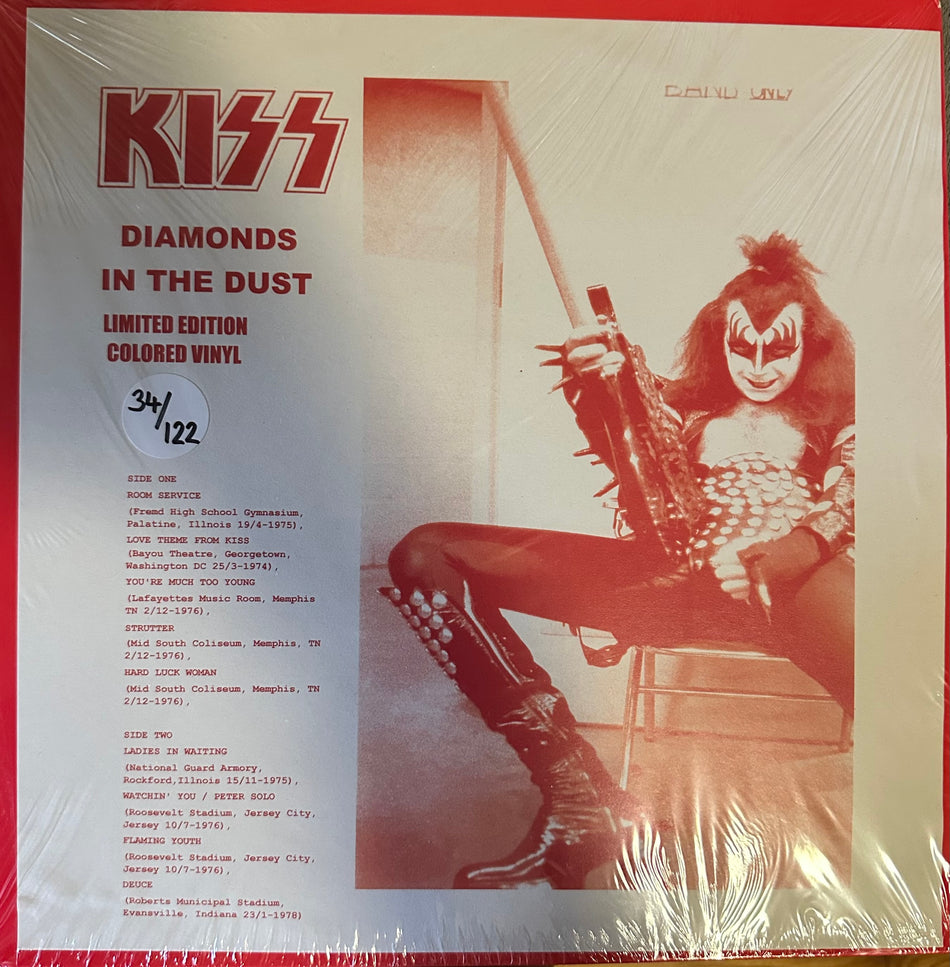 KISS - Diamonds In The Dust - Classic Retro Bootleg - Colored Vinyl - Only 122 Pressed - Different Color Covers
