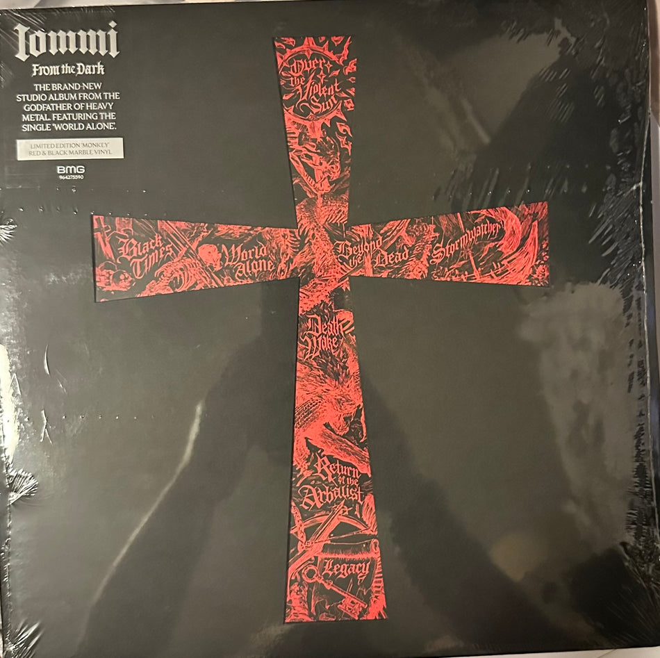 Tony Iommi - From The Dark - 2LP Red & Black Marble Vinyl Gatefold Die Cut Sleeve - Indie Exclusive