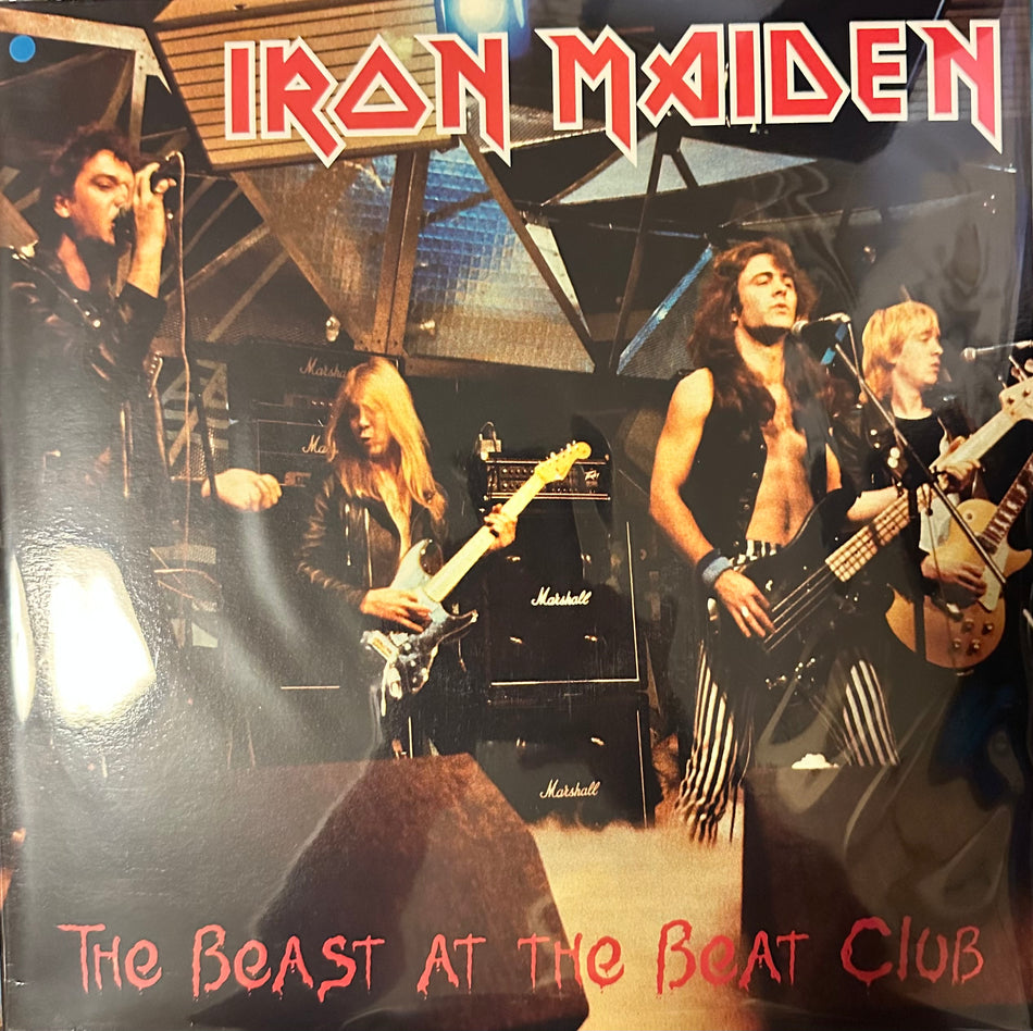 Iron Maiden - The Beast At The Beat Club - 2LP Colored Vinyl - Side 4 Etched - First 400 Came With Poster - Poster Included
