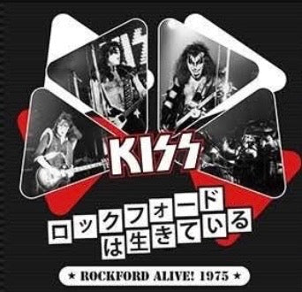 KISS - Rockford Alive 1975 - 2LP 180g Colored Vinyl - Includes Poster and Booklet