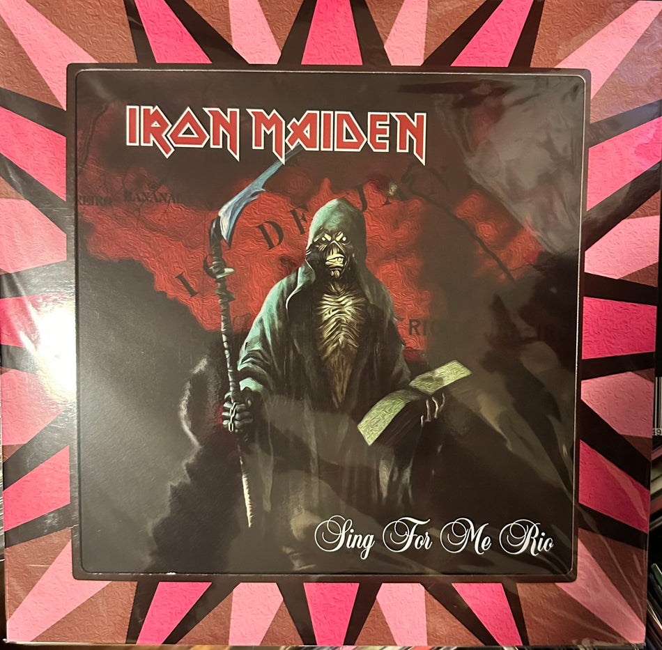 Iron Maiden - Sing For Me Rio 2004 - 2LP Colored Vinyl - Die Cut Sleeve