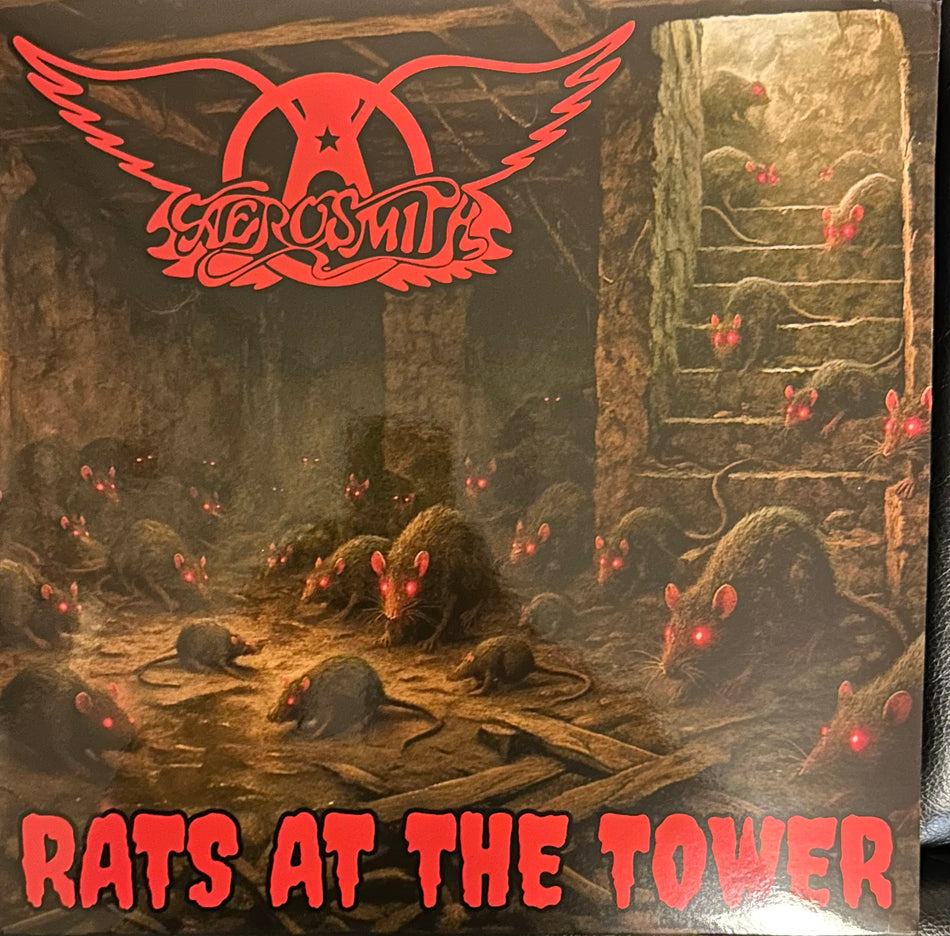Aerosmith - Rats In The Tower Live - 2LP - Orange Splatter Vinyl Numbered of 200