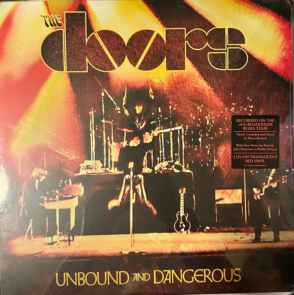 The Doors - Unbound And Dangerous Roadhouse Blues 1970 Tour - 2LP Translucent Red Vinyl