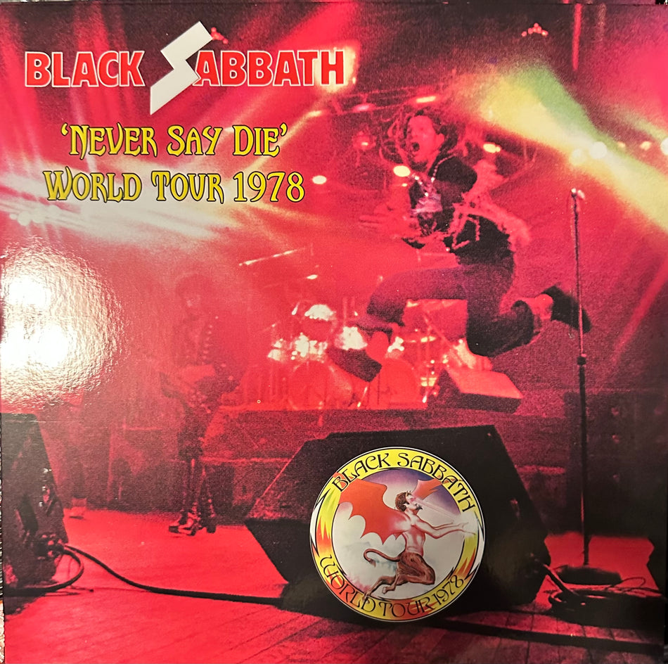 Black Sabbath - Never Say Die World Tour 1978 - 2LP Black Vinyl