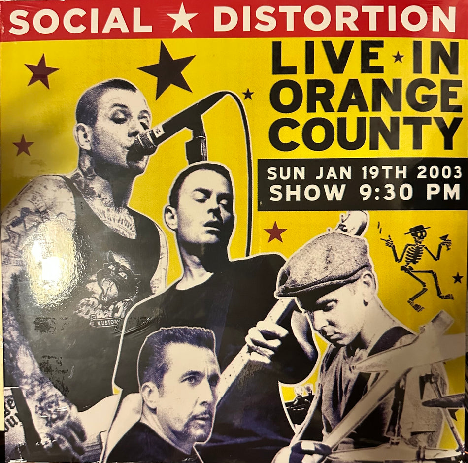 Social Distortion - Live In Orange County 2003 - 2LP Colored Vinyl