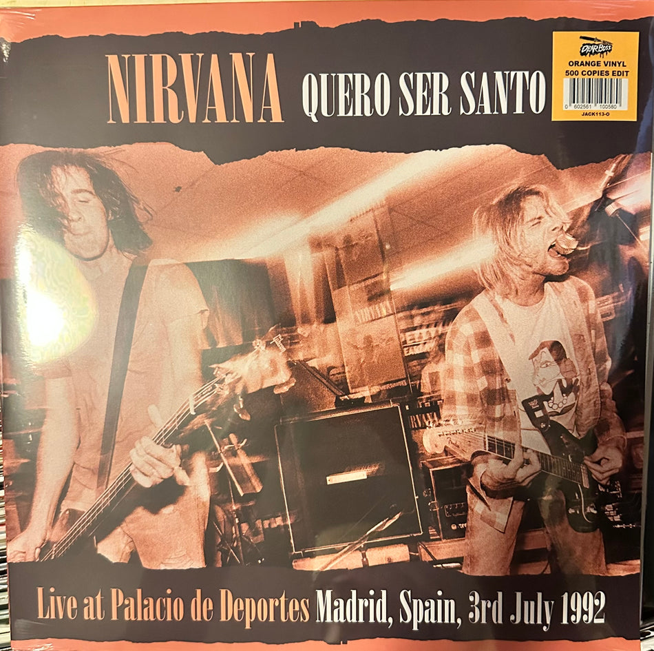 Nirvana - Quero Ser Santo - Live In Madrid 1992 - 2LP Colored Vinyl