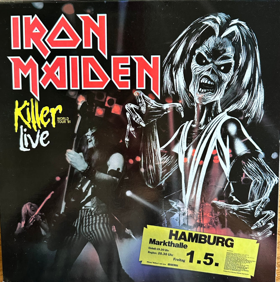 Iron Maiden - Killer Live World Tour 1981 Hamburg - 2LP Colored Vinyl - Numbered 27