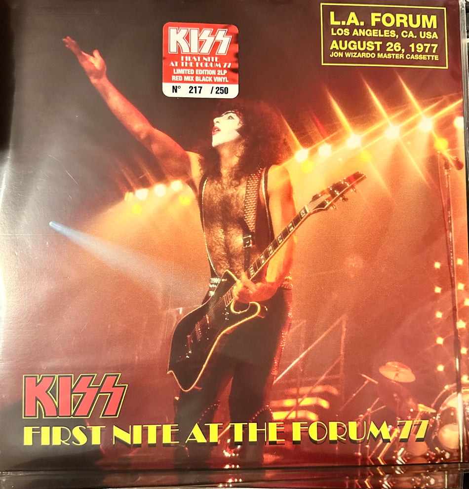 KISS - First Night At The Forum ‘77 - 2LP Colored Vinyl Gatefold