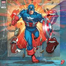 Rolling Stones - Foreign Tongues - Captain America Variant - 2LP Red Vinyl With Marvel What If…? Art Card