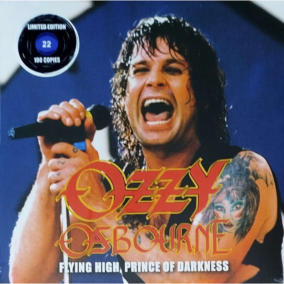 Ozzy Osbourne - Flying High, Prince of Darkness - Live At The Moscow Music Peace Festival 1989 - Colored Vinyl (Blue or Yellow) - Complete Show! - Limited to 100 Copies!