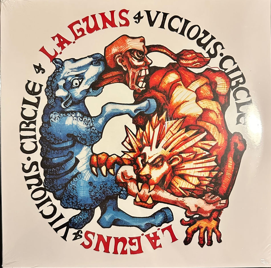 L.A.Guns - Vicious Circle - 2LP Colored Vinyl With Illustrated Side D.