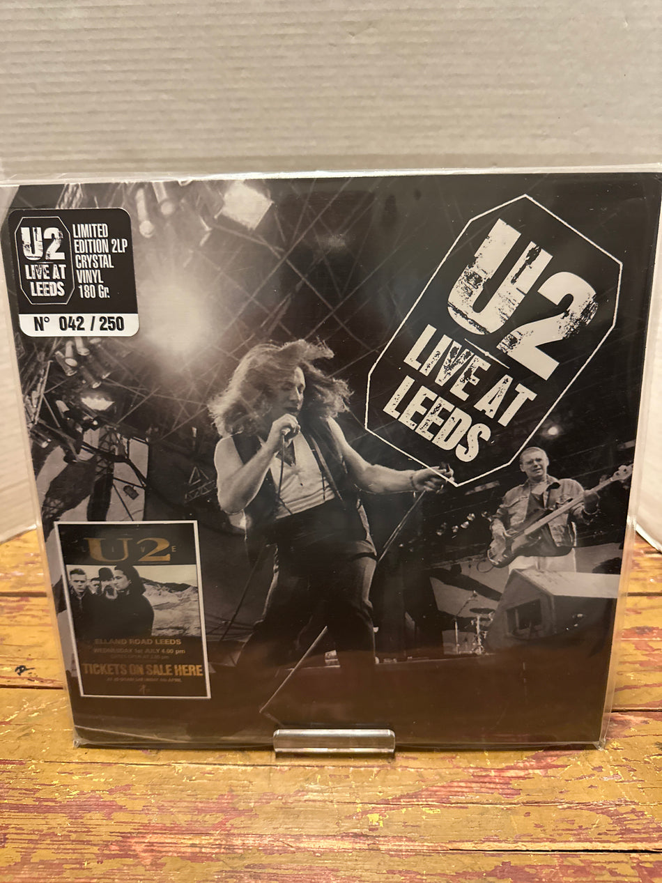 U2 - Live at Leeds 1987 - 180g 2 LP Crystal Vinyl - Numbered - LTD of 250