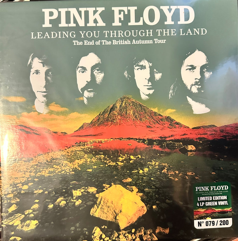 Pink Floyd - Leading You Through The Land - The End Of The British Summer Tour 1974 - 4LP Colored Vinyl Box Set - Tour Book Replica, 2 Inserts and Numbered Certificate