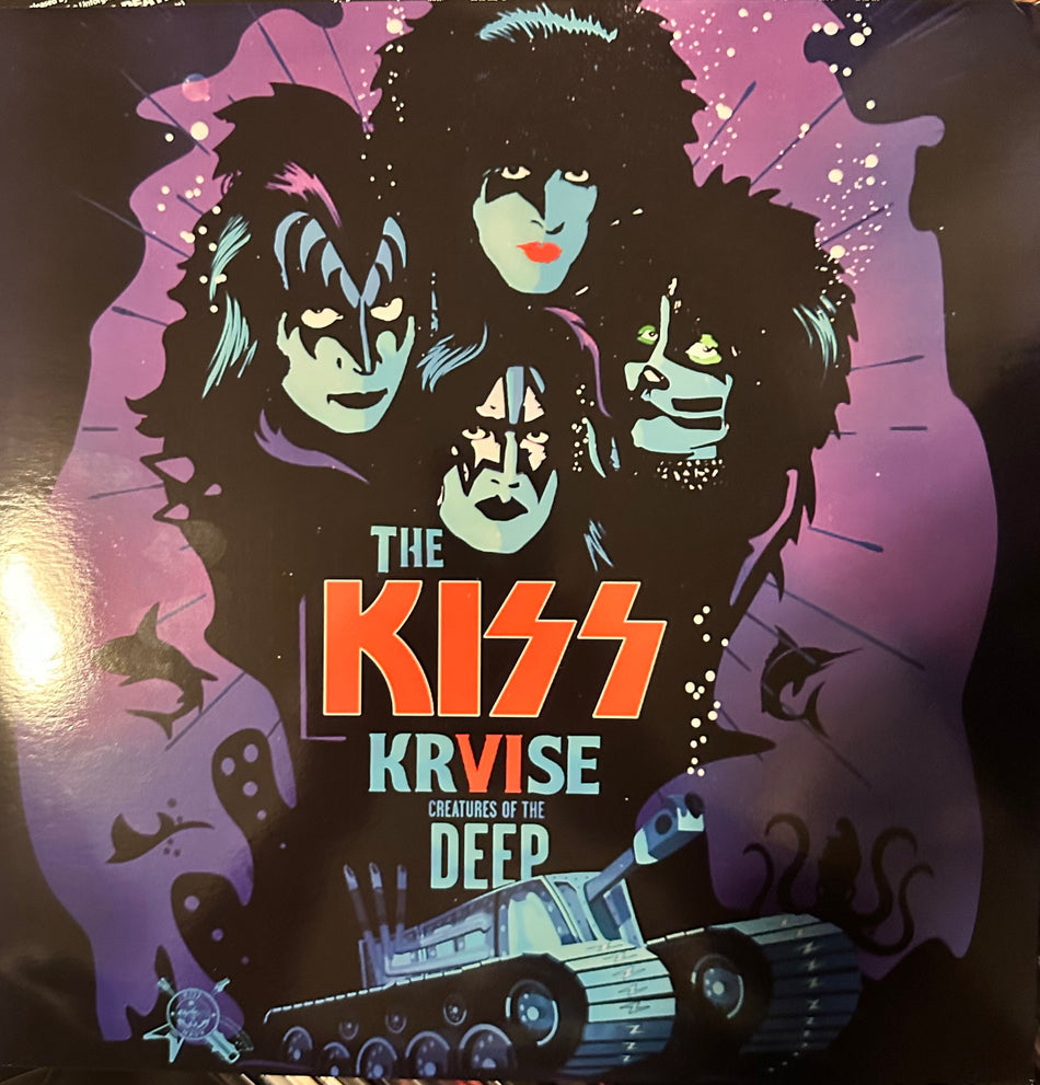 KISS - Kiss Kruise VI - Creatures Of The Deep - 2LP Black Vinyl - White Label Test Pressing Promo Copy - Gatefold With Lithograph