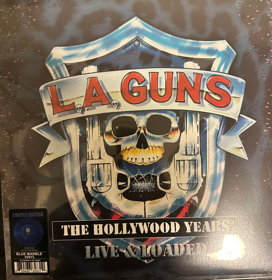 LA Guns - The Hollywood Years Live & Loaded 1988 - Blue Marbled Vinyl