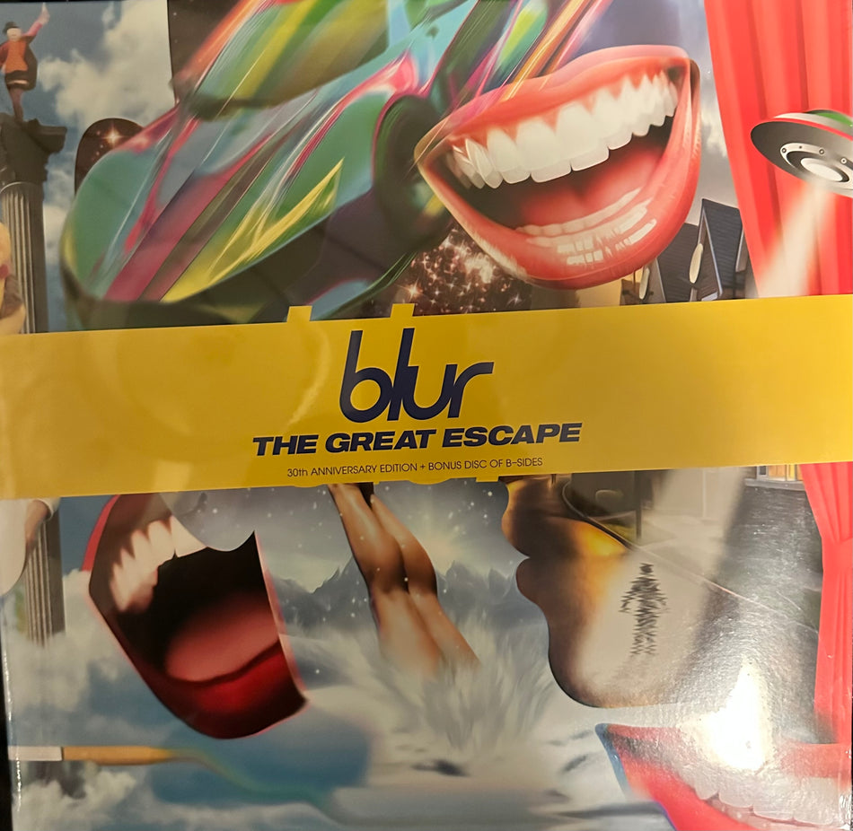 Blur - The Great Escape - 30th Anniversary- 2LP Yellow and Turquoise Vinyl Gatefold