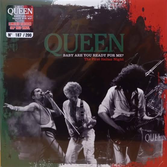 Queen - Baby Are You Ready For Me? The First Italian Night - 3LP Limited Edition Colored Vinyl Tri-Fold Sleeve - Numbered Out Of 200!!!