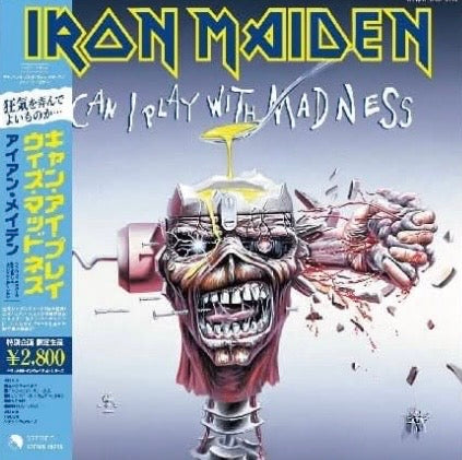 Iron Maiden - Can I Play With Madness - Studio and Live Tracks - Japanese Toshiba Maxi Single - Colored Vinyl (Yellow, Green or Blue (Promo) With Insert and Obi