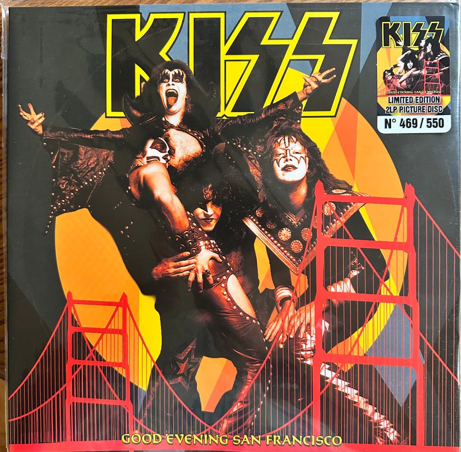 KISS - Good Evening San Francisco 2LP Picture Disc ***may contain some wear on the sealable plastic bag - ask for photos if that is an issue***