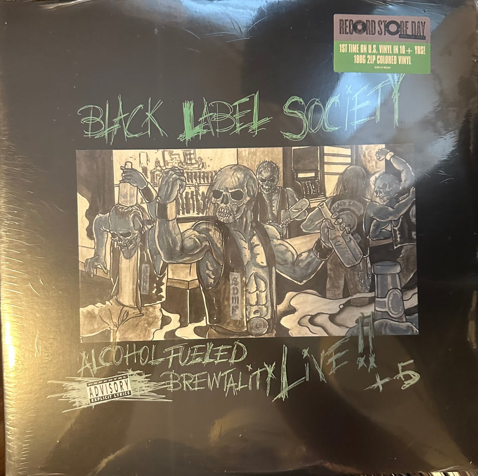 Black Label Society - Alcohol Fueled Brewtality Live + 5 - 2LP RSD Colored Vinyl Gatefold