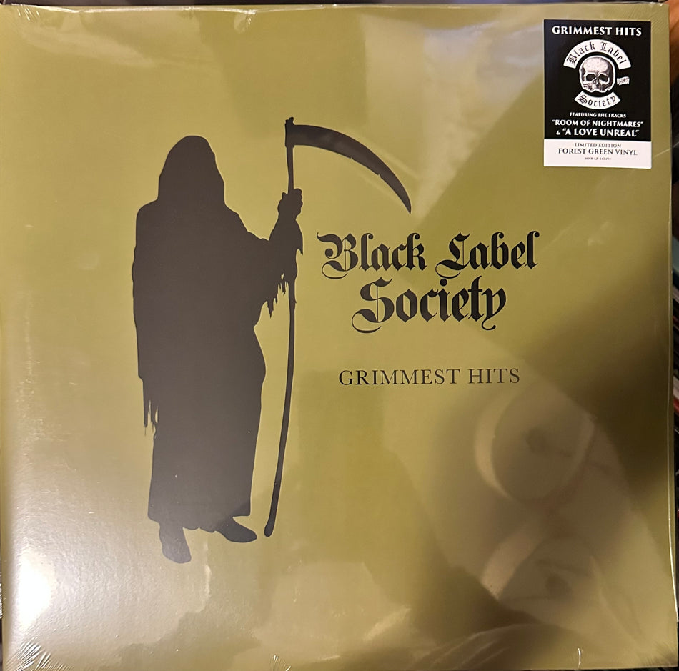 Black Label Society - Grimmest Hits - 2LP Gatefold - Forest Green Vinyl - Limited to 250 Units Worldwide