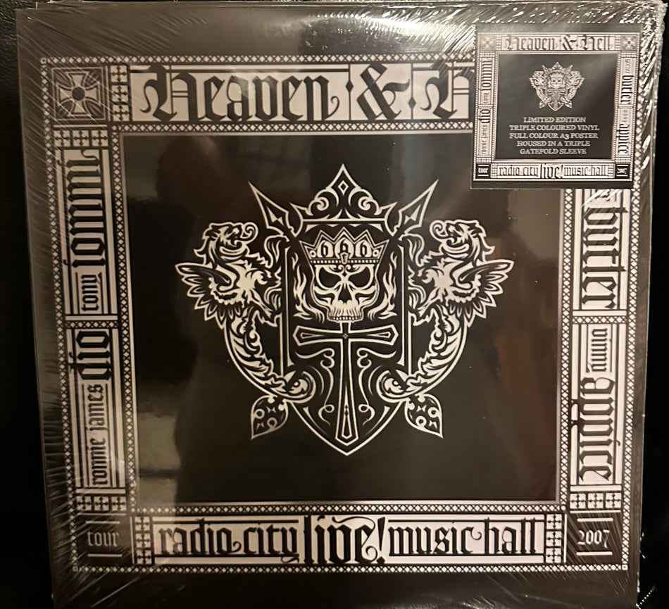 Heaven & Hell - Live At Radio City Music Hall 2007  - 3LP Colored Vinyl Trifold Sleeve and Poster