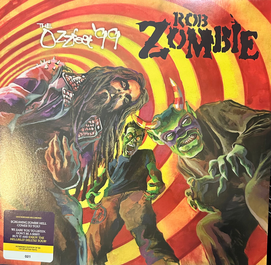 Rob Zombie - Ozzfest ‘99 - Hellbilly Deluxe Tour SOUNDBOARD - Splatter Vinyl