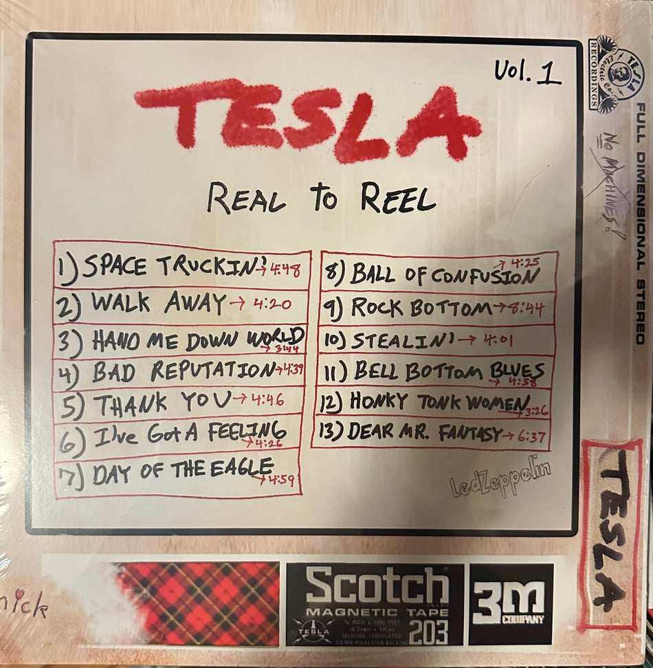 Tesla - Real To Reel Vol 1 - 2LP Deluxe Edition Gatefold