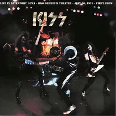 KISS - Live In Davenport, Iowa - RKO Orpheum Theatre 7/20/1975 - 2LP Colored Vinyl