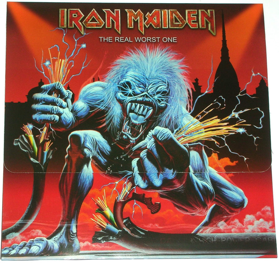 Iron Maiden - The Real Worst One - Live at Palasport Turin, Italy 1993 - 2LP Colored Vinyl - Flip Open Cover with Gatefold Carded Insert! Numbered of 350!